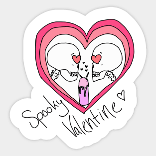Spooky Valentine Sticker